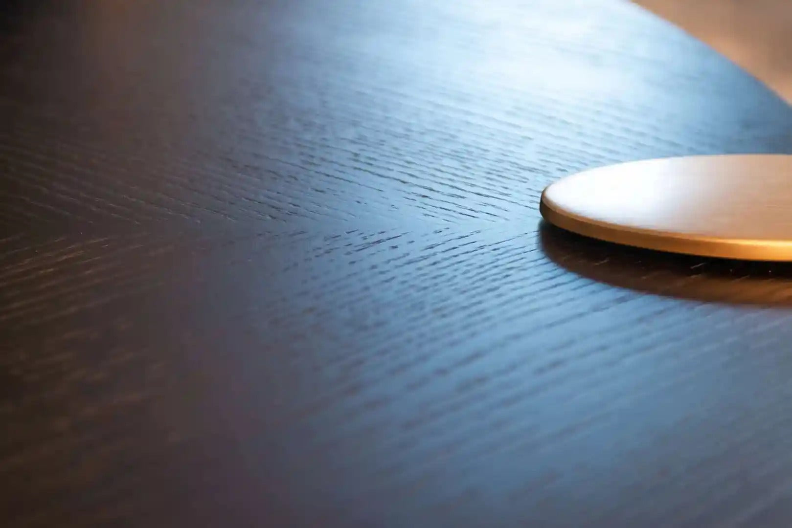 Set van salontafels BRODY zwart met messing voet