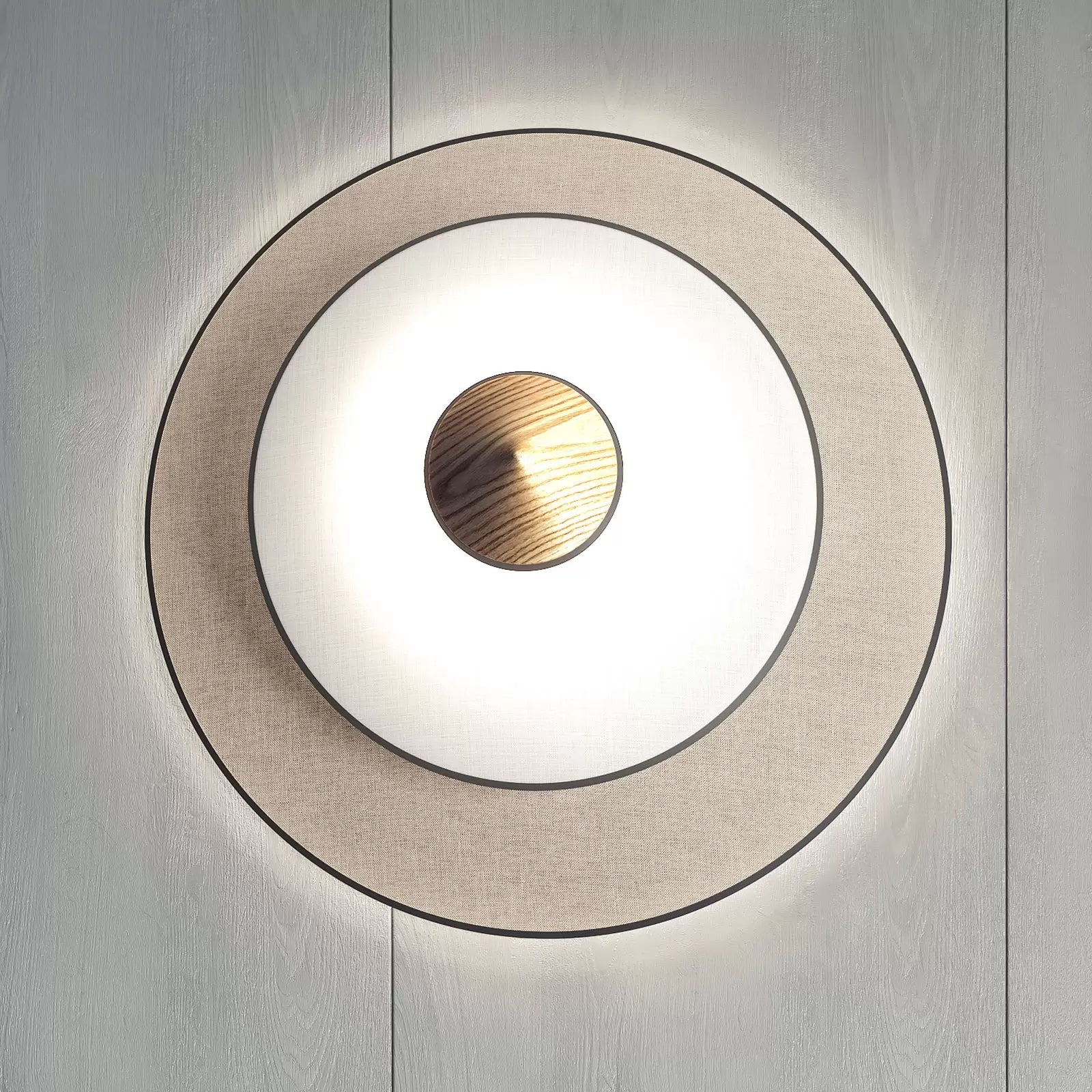 Wandlamp CYMBAL beige