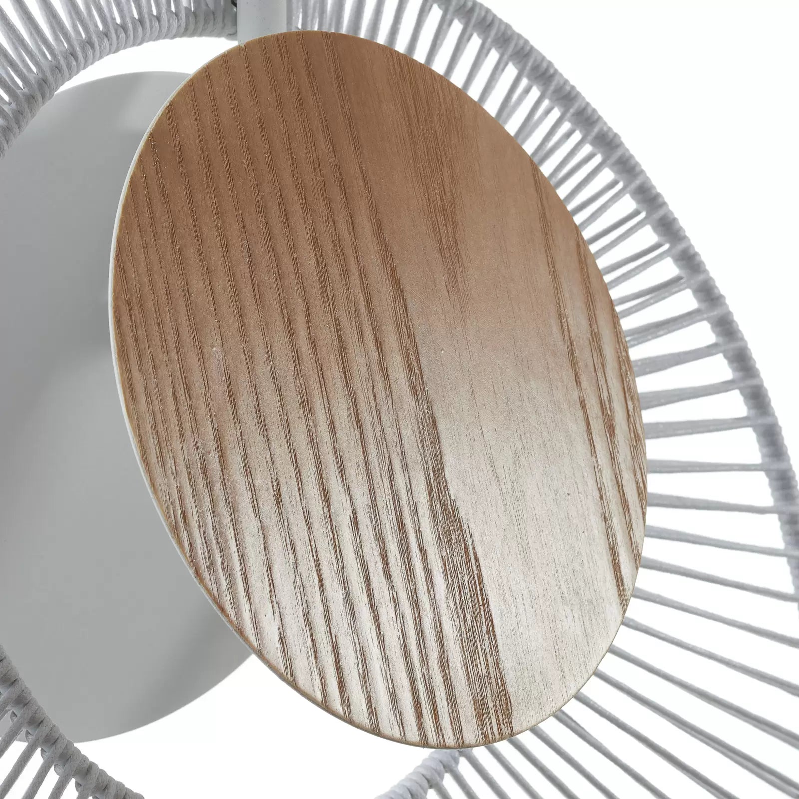 Hanging Lampe Auster weiß