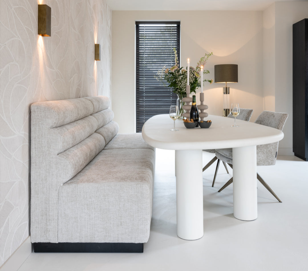 Tafel met drie poten BLOOMSTONE wit