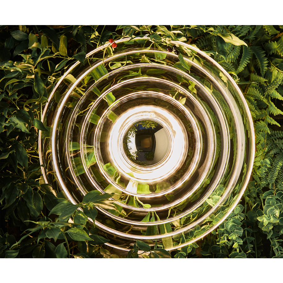 Glaswandlampe drücken