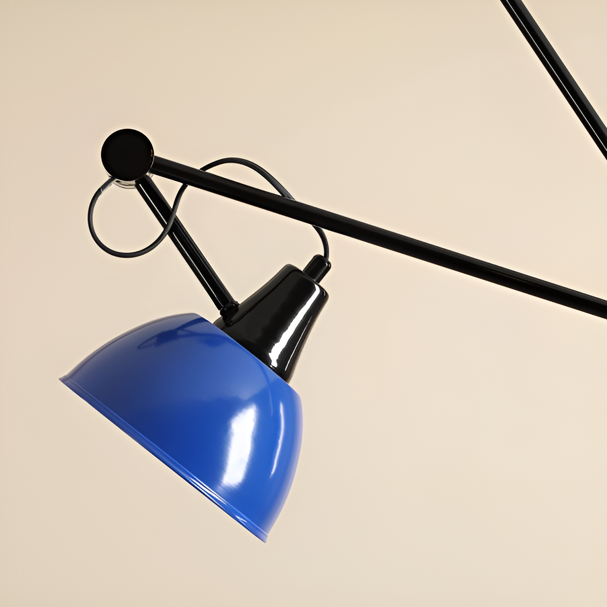 Verstelbare plafondlamp AIDA blauw