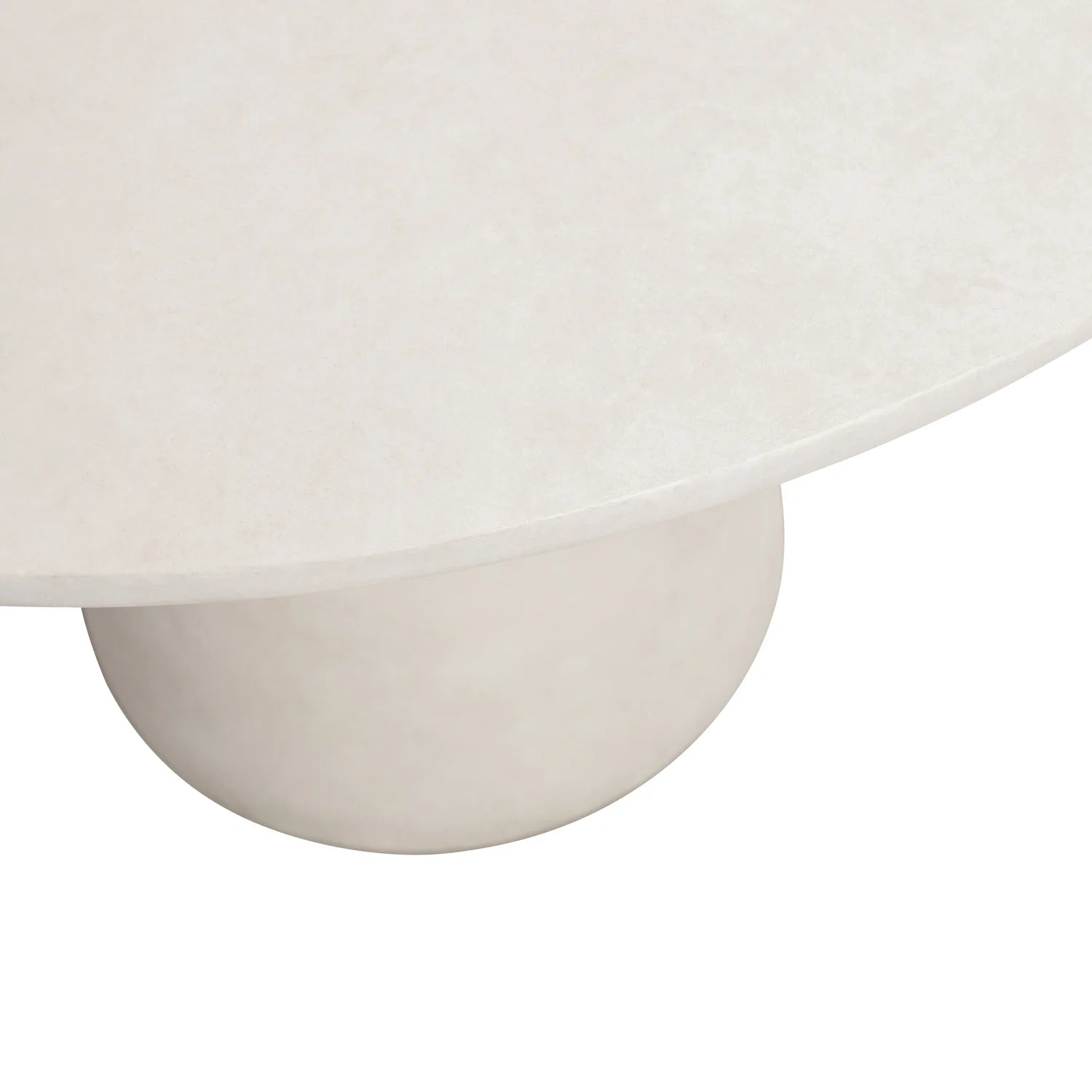 Witte ronde tafel DAMON