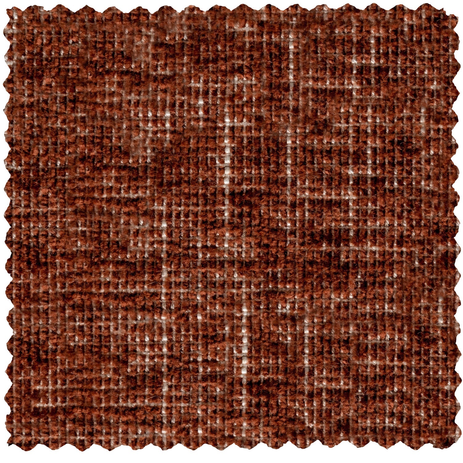 Puf COUPLE roestkleurige melange