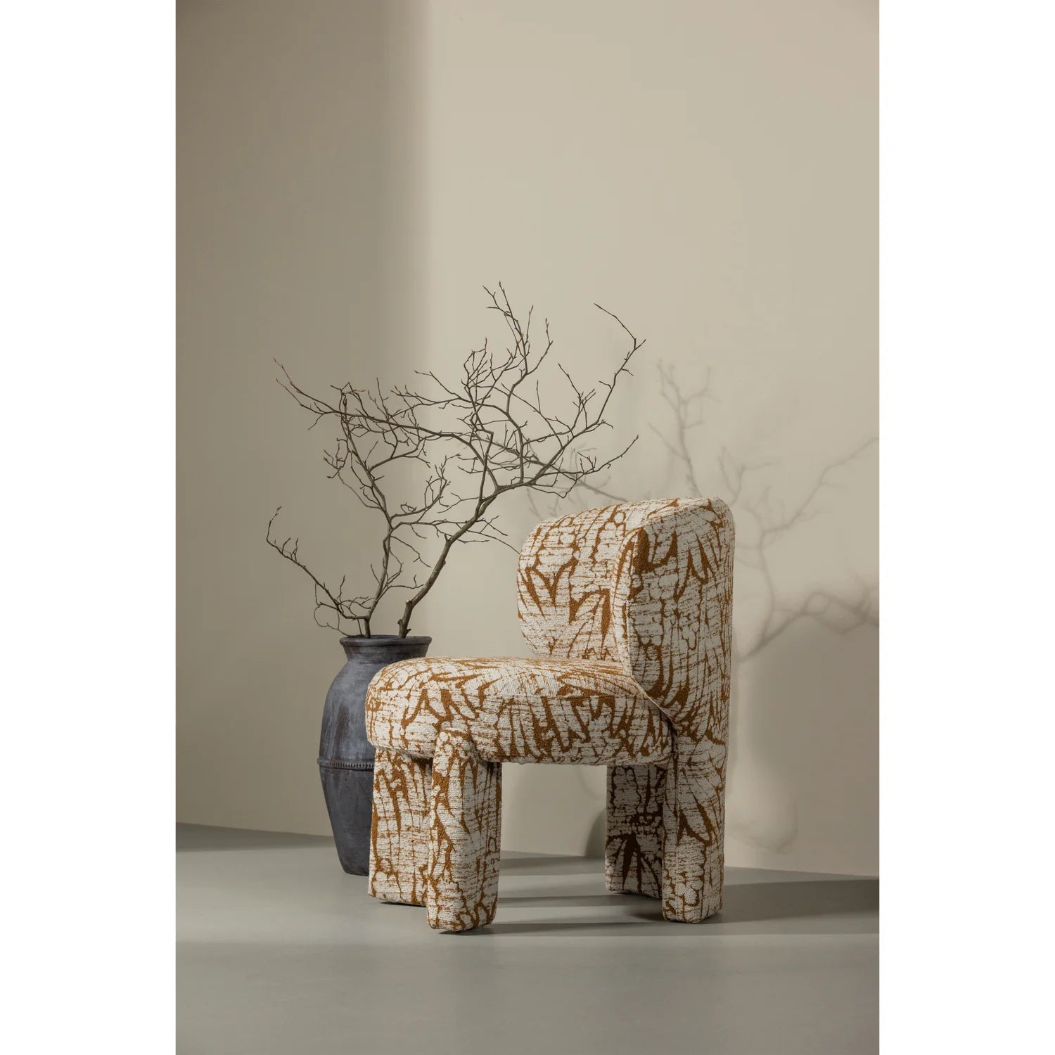 Fauteuil UPKE beige-bruin