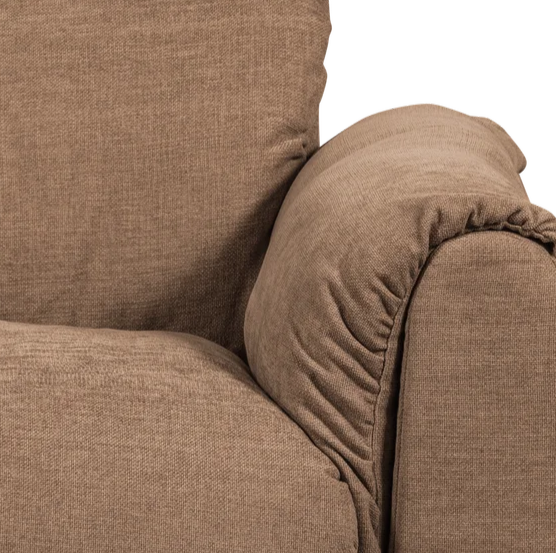 BAGGY modular sofa - right-side element brown