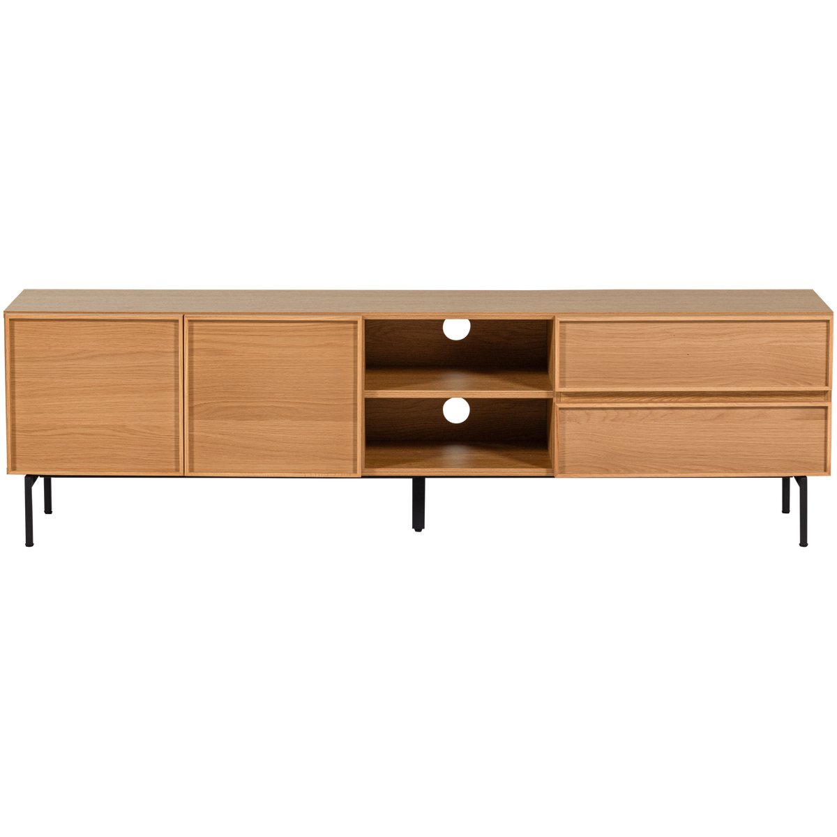 Szafka RTV TOURS 180 cm naturalny – ujęcie 4