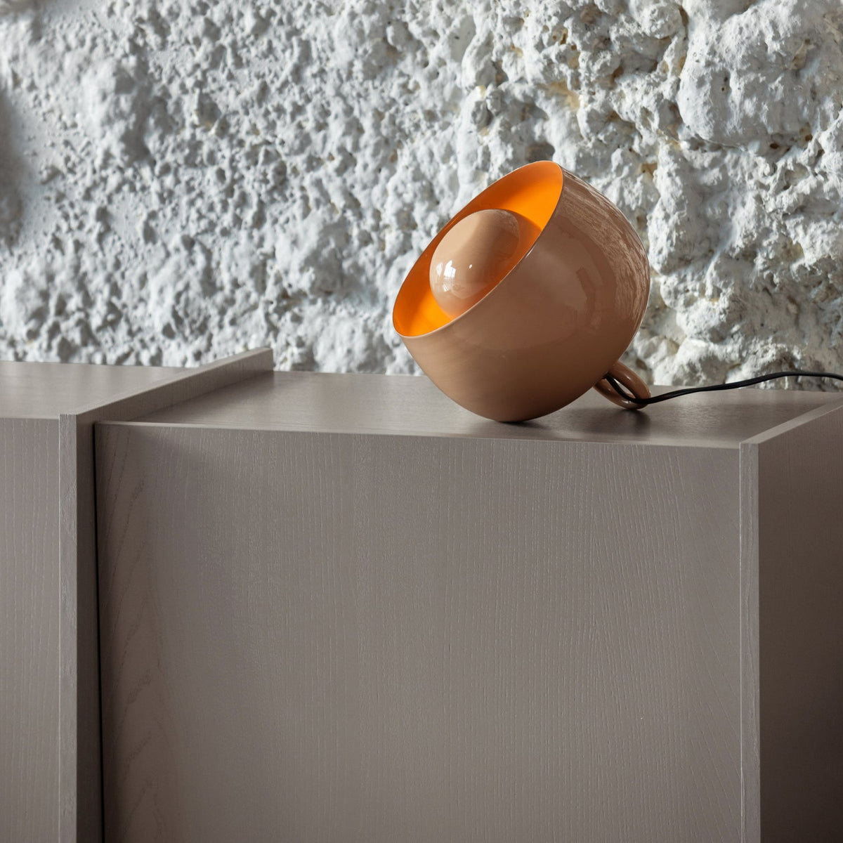 Lampa MERO wysoka jasnoróżowy – ujęcie 3