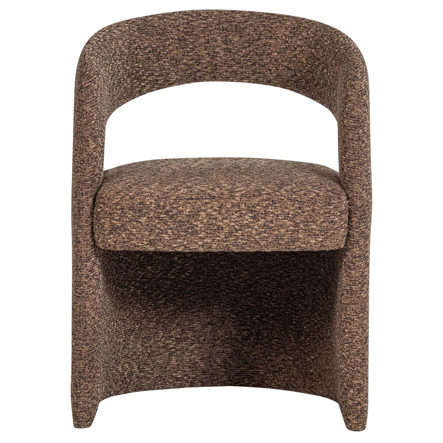 Stoel LANOR bruin boucle