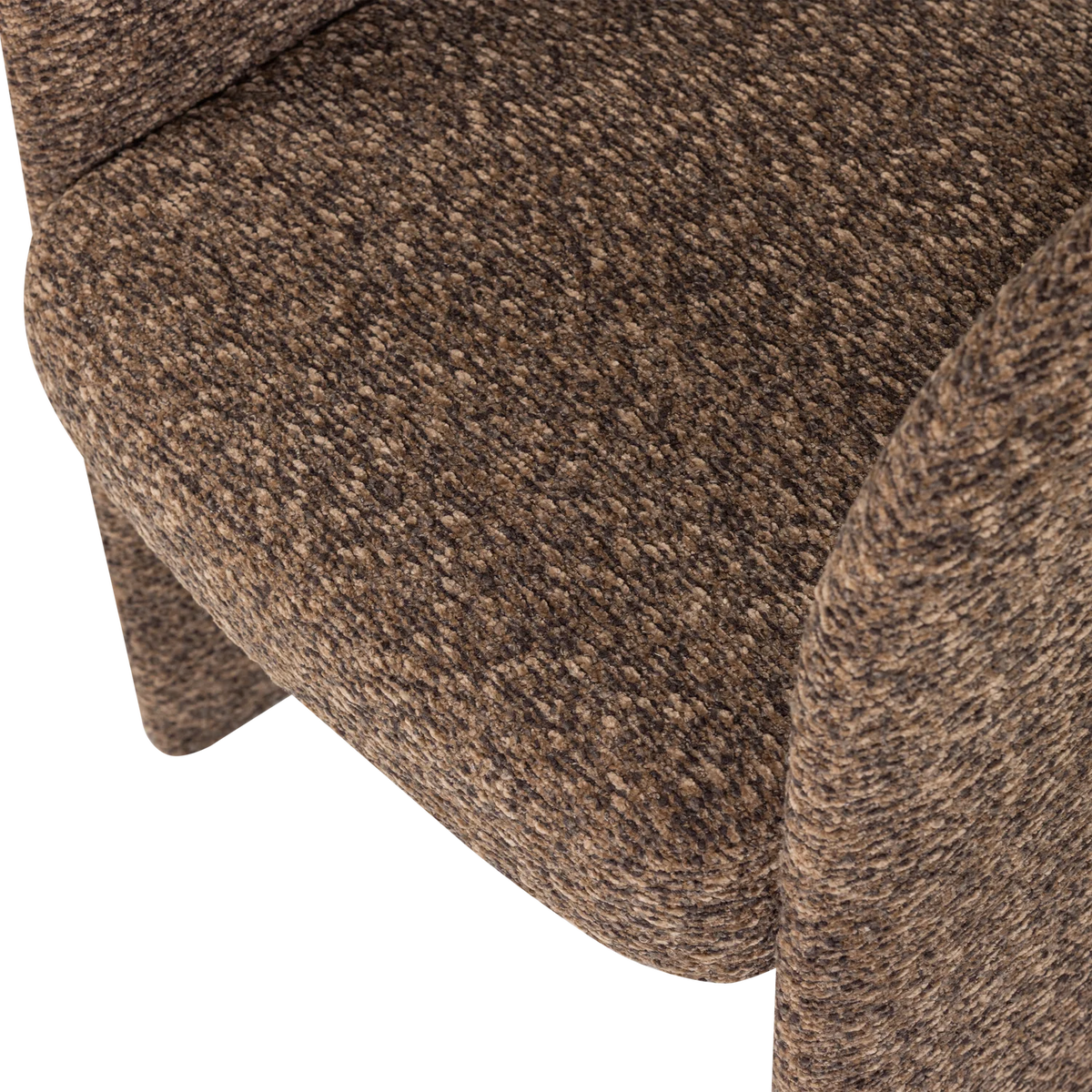 Stoel LANOR bruin boucle