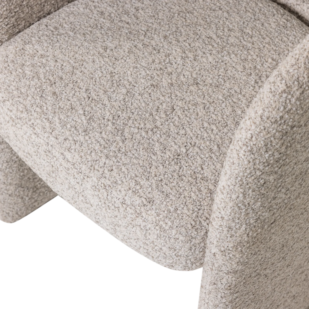 Stoel LANOR beige boucle
