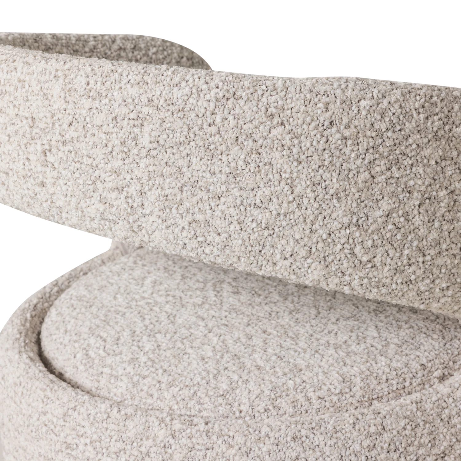 Stoel LANOR beige boucle