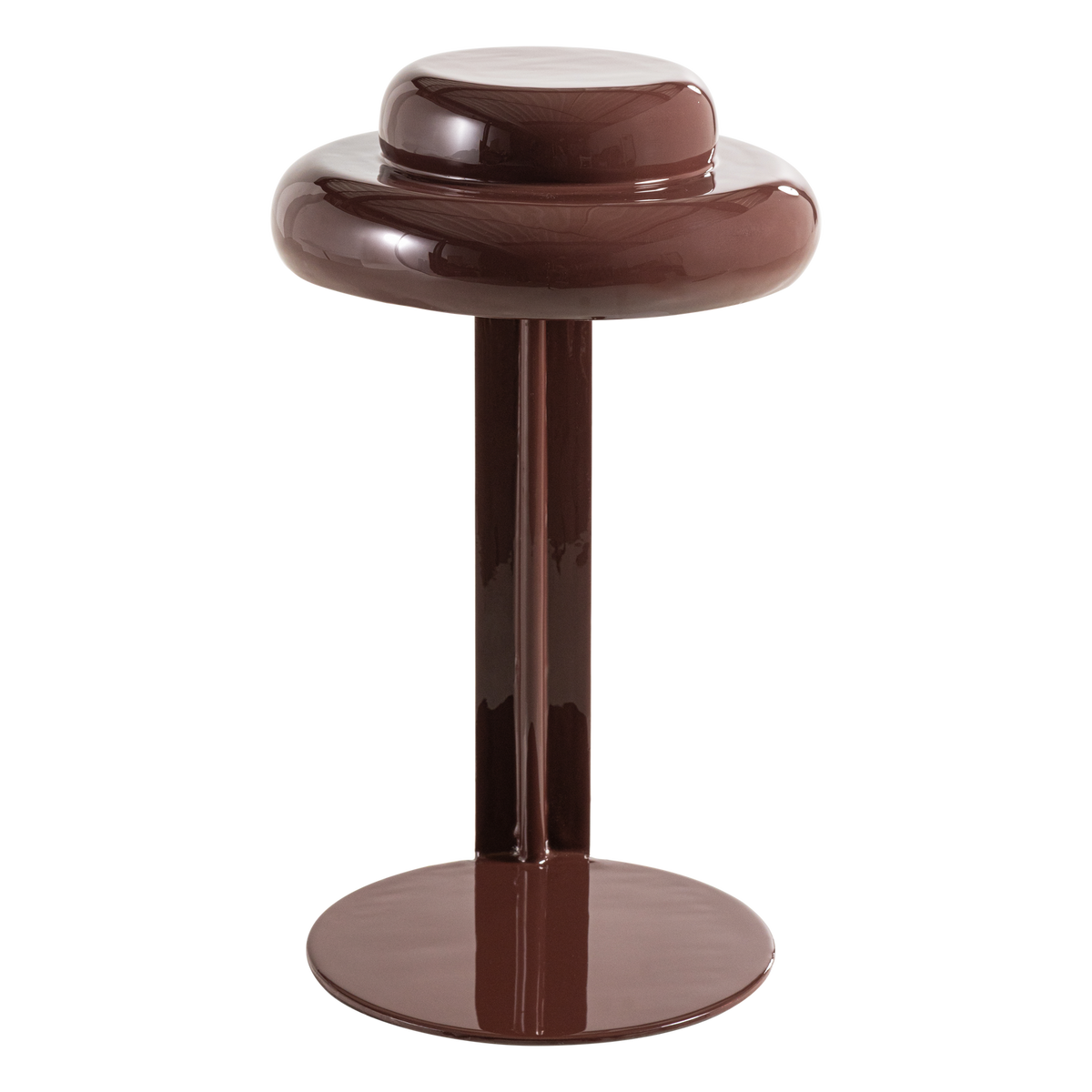 Lampa RASSY wysoka burgundowy – ujęcie 4