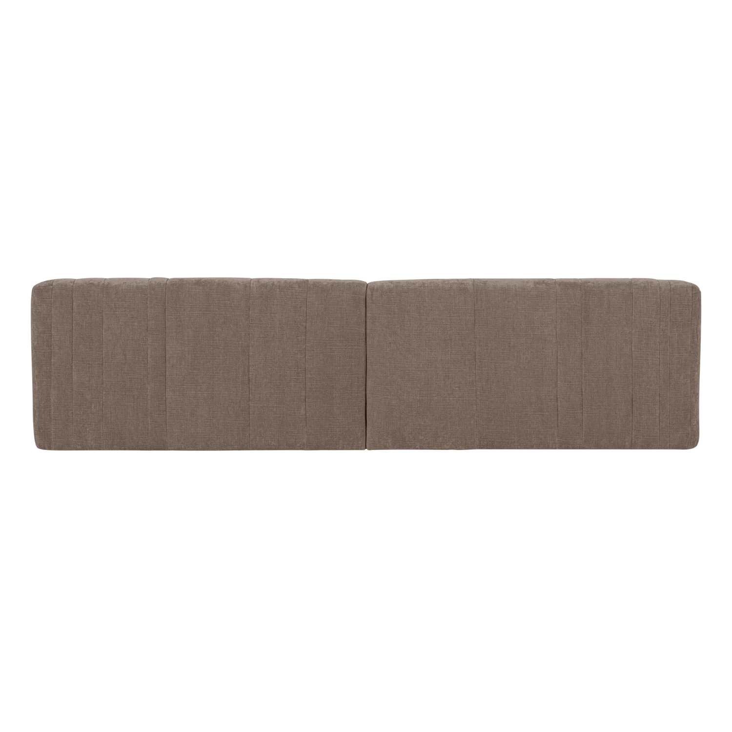 Sofa voor 4 personen OMAIRE taupe chenille