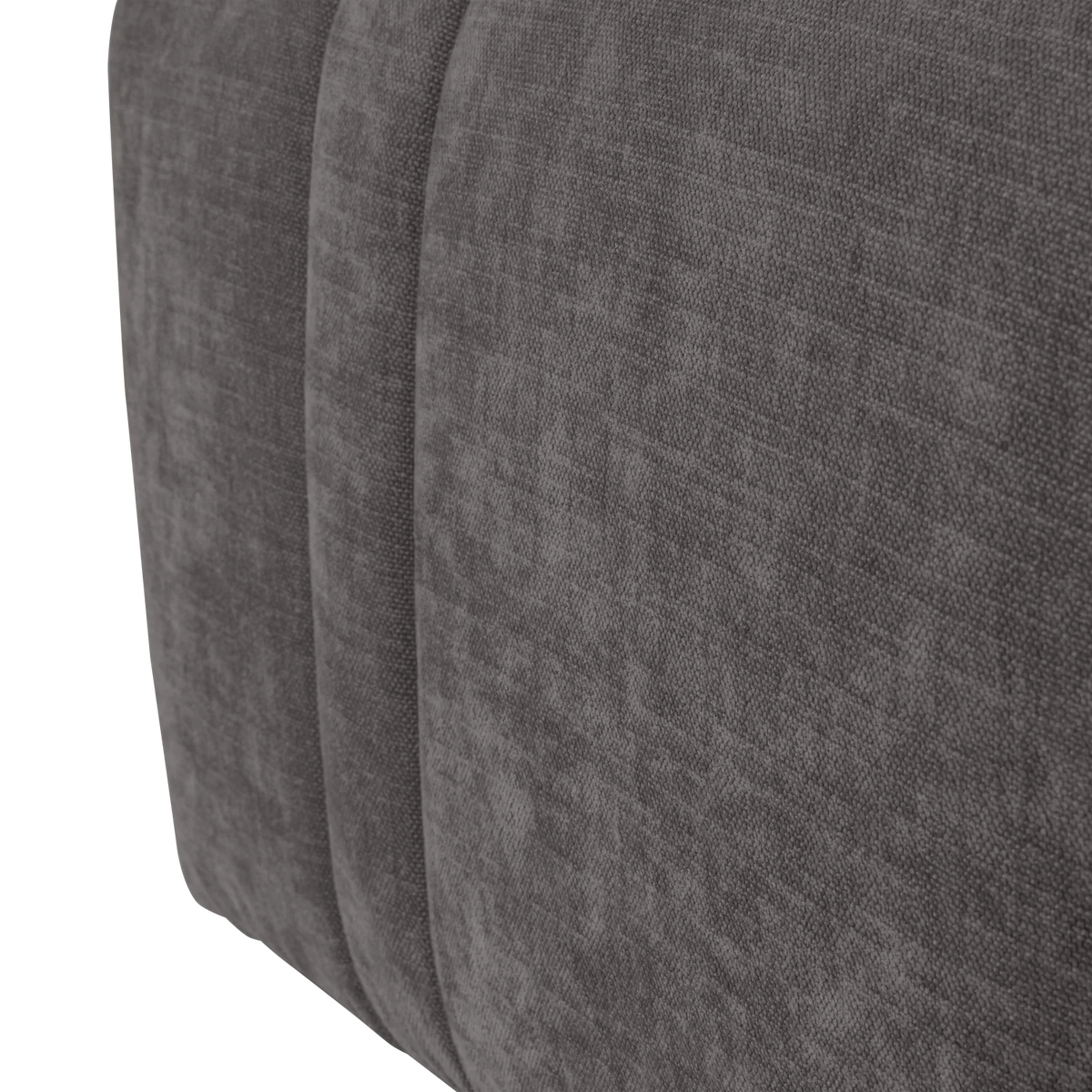 Puf OMAIRE grijs chenille