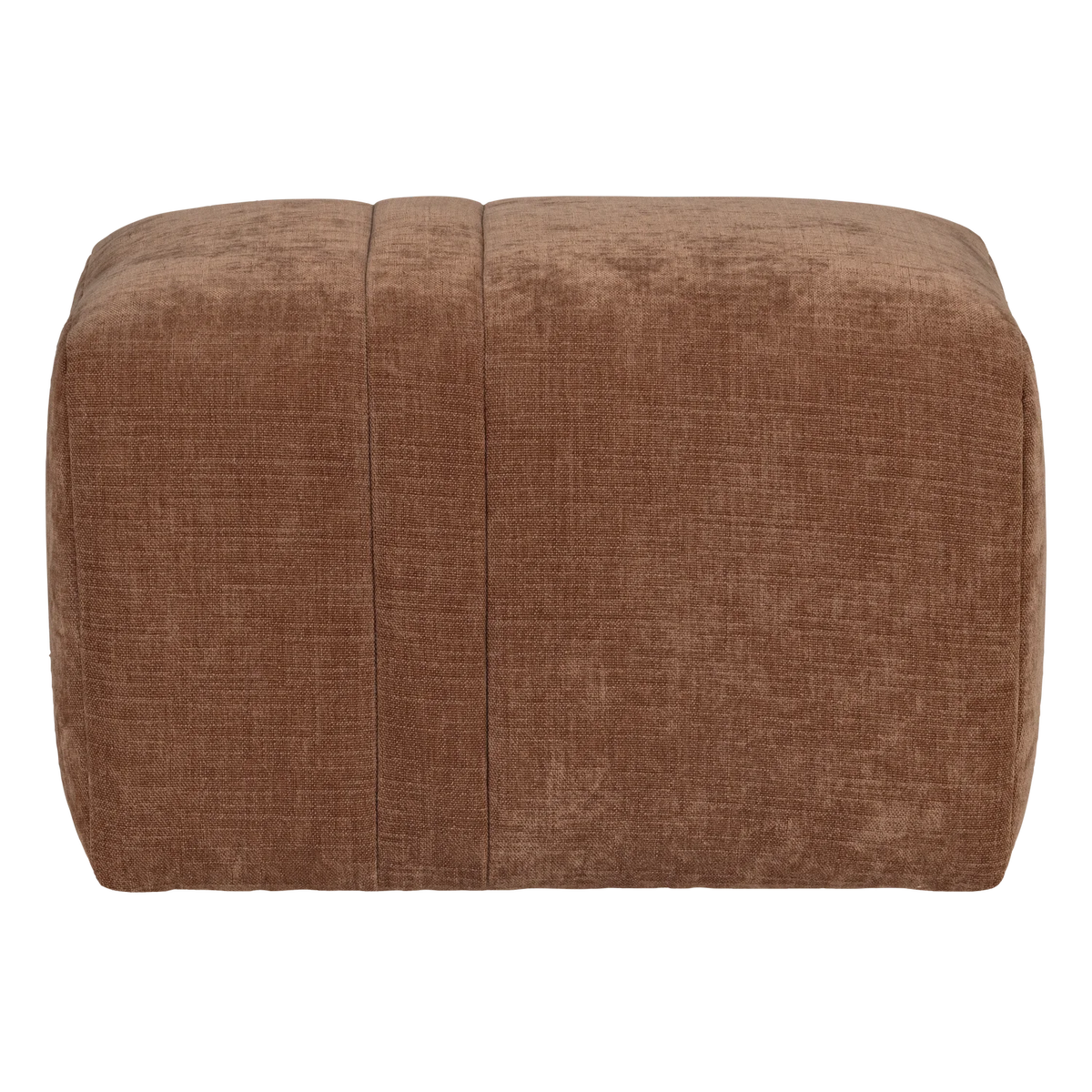 Puf OMAIRE roestbruin chenille