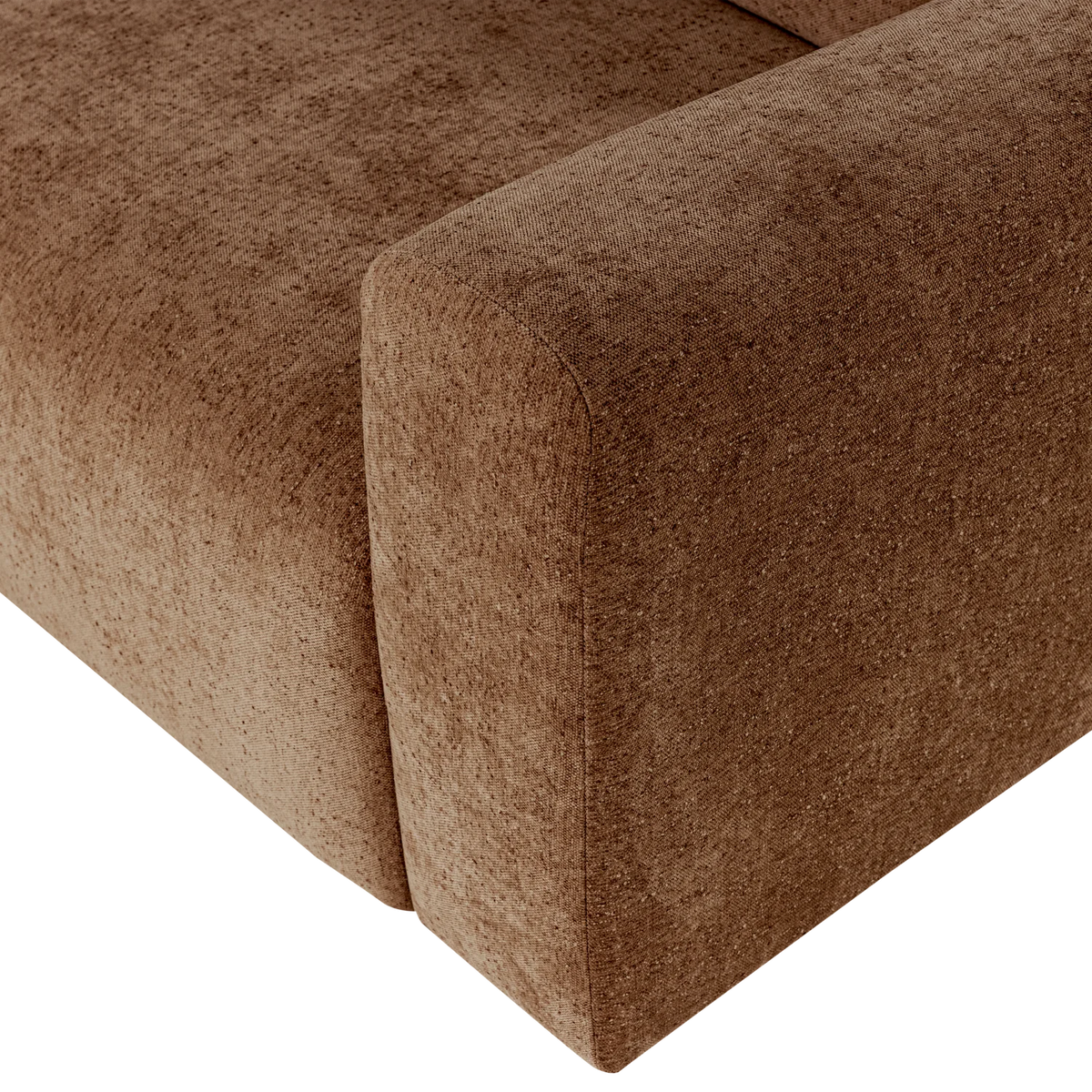 Sofa 3-zits UMINA bruin chenille