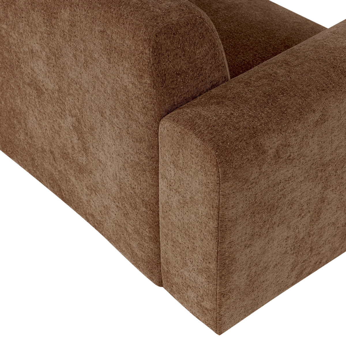 Sofa 3-zits UMINA bruin chenille