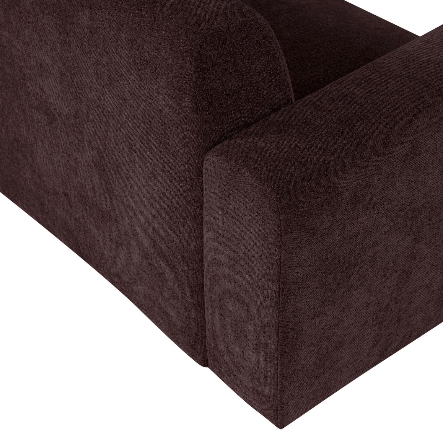 Sofa 3-zits UMINA donker bordeaux sjaal