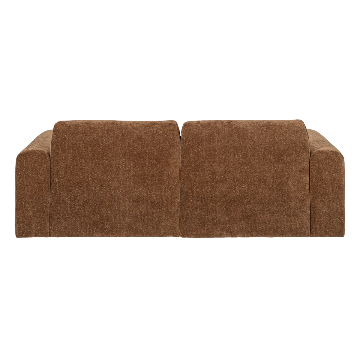 Sofa 2-zits UMINA bruin chenille