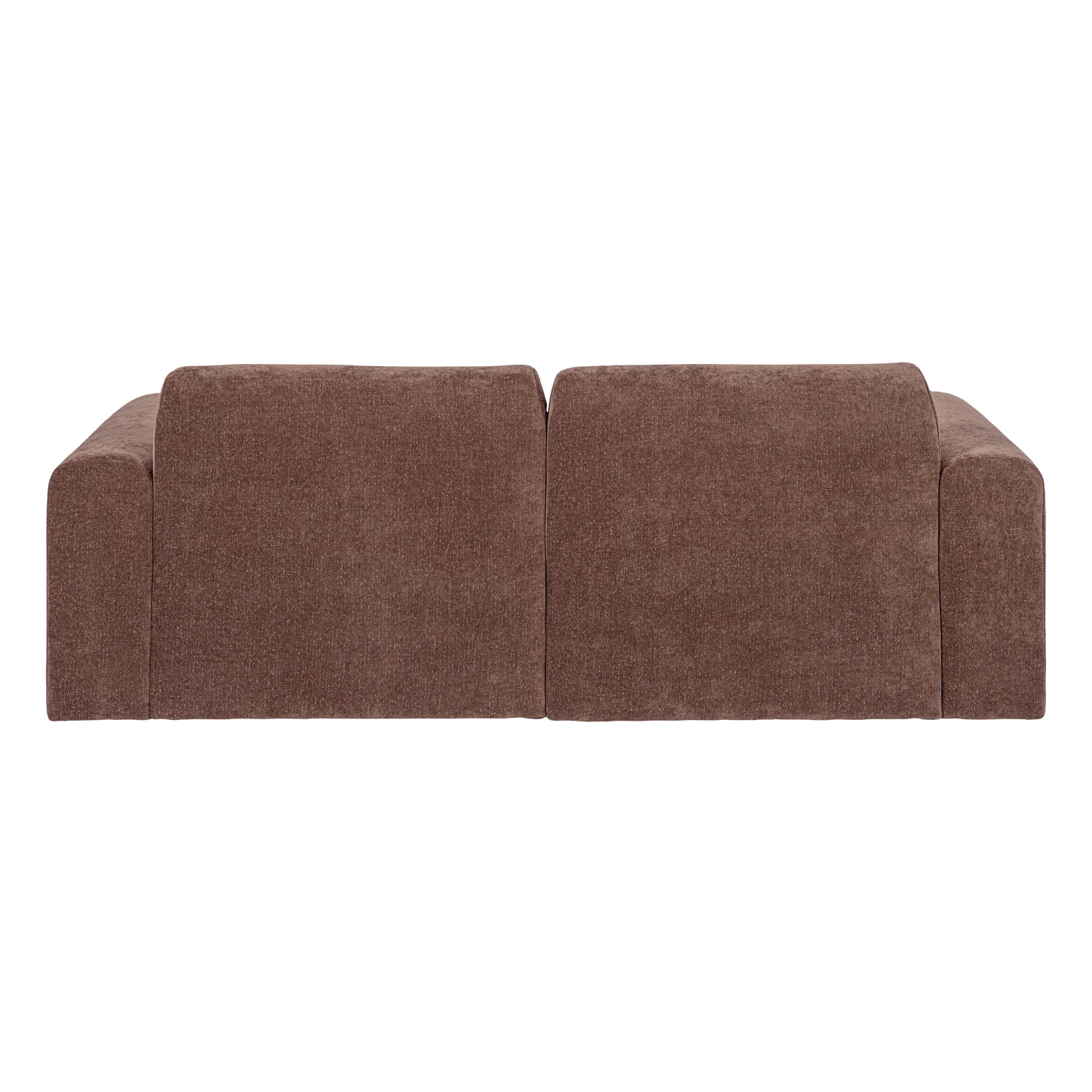 Sofa 2-zits UMINA roze-bruin chenille
