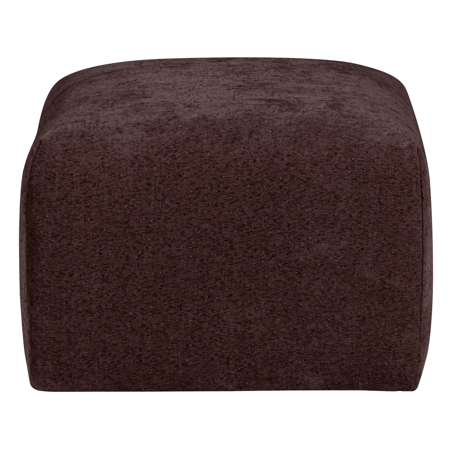 Puf UMINA donker bordeaux chenille