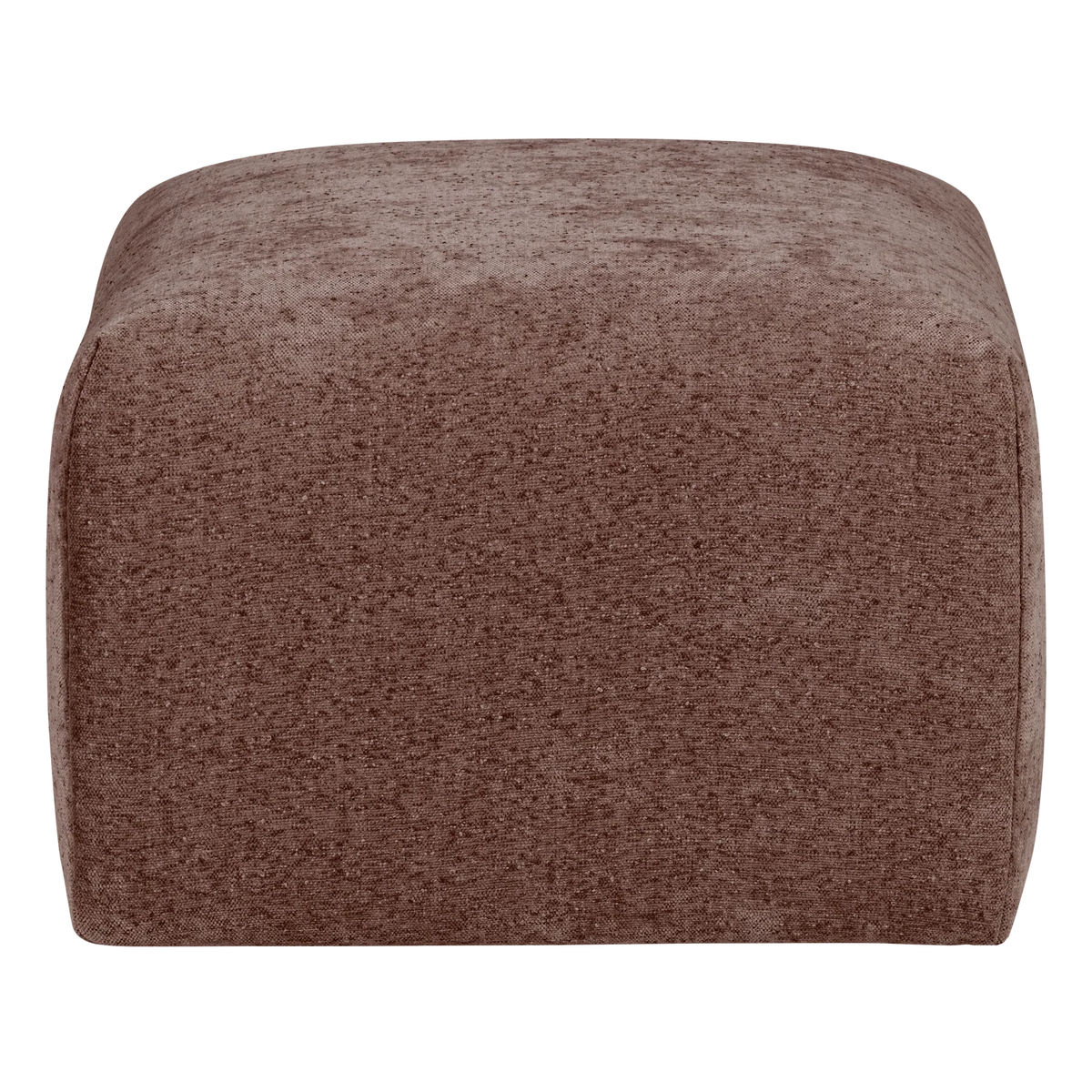 Puf UMINA roze-bruin chenille