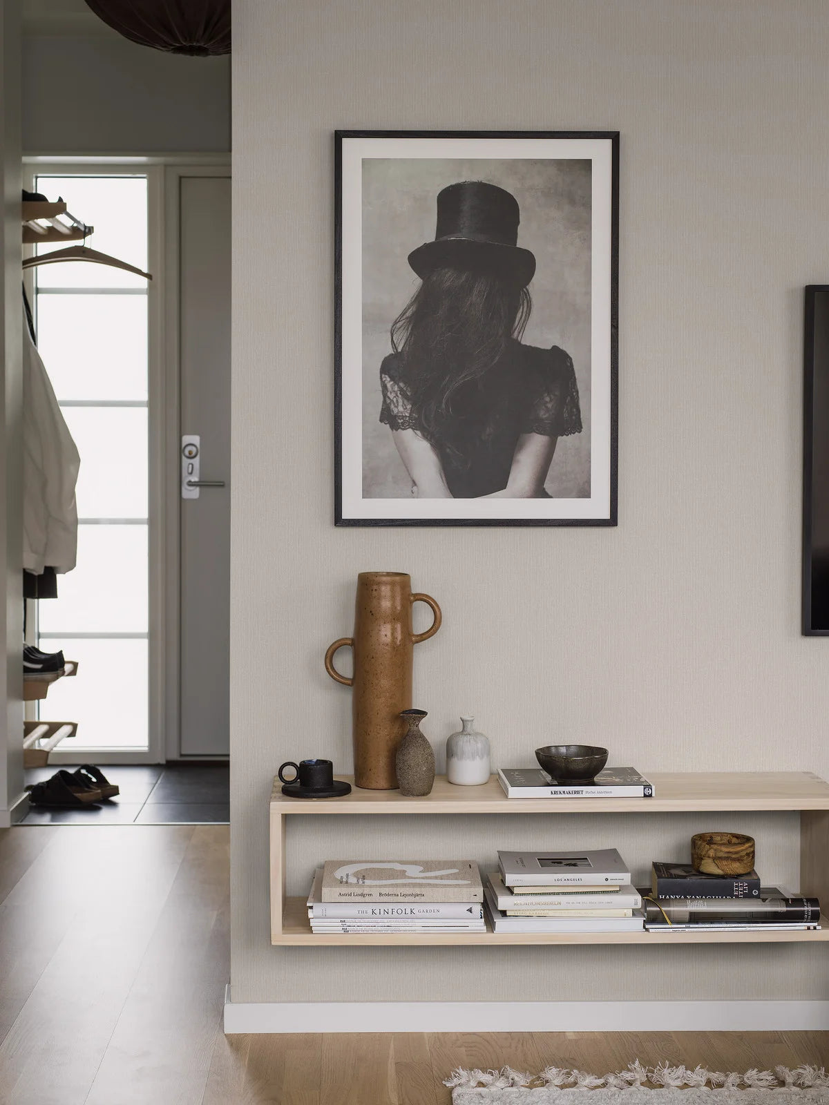 Papieren vliesbehang met strepen ADAM grijs