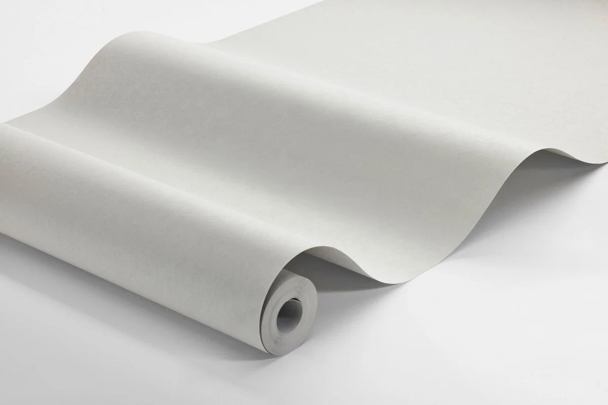 Effen papierbehang TOM grijs