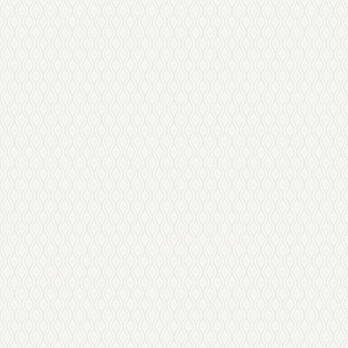 Non-woven paper wallpaper with a botanical pattern MOA warm white