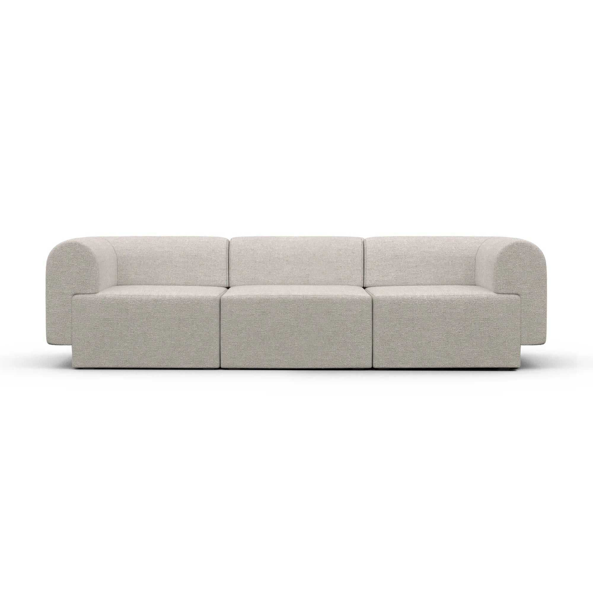 Sofa 3-zits TORI lichtgrijs