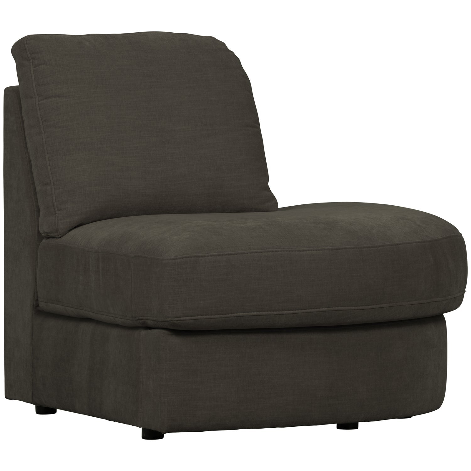 Sofa FAMILY - open right-side module in anthracite