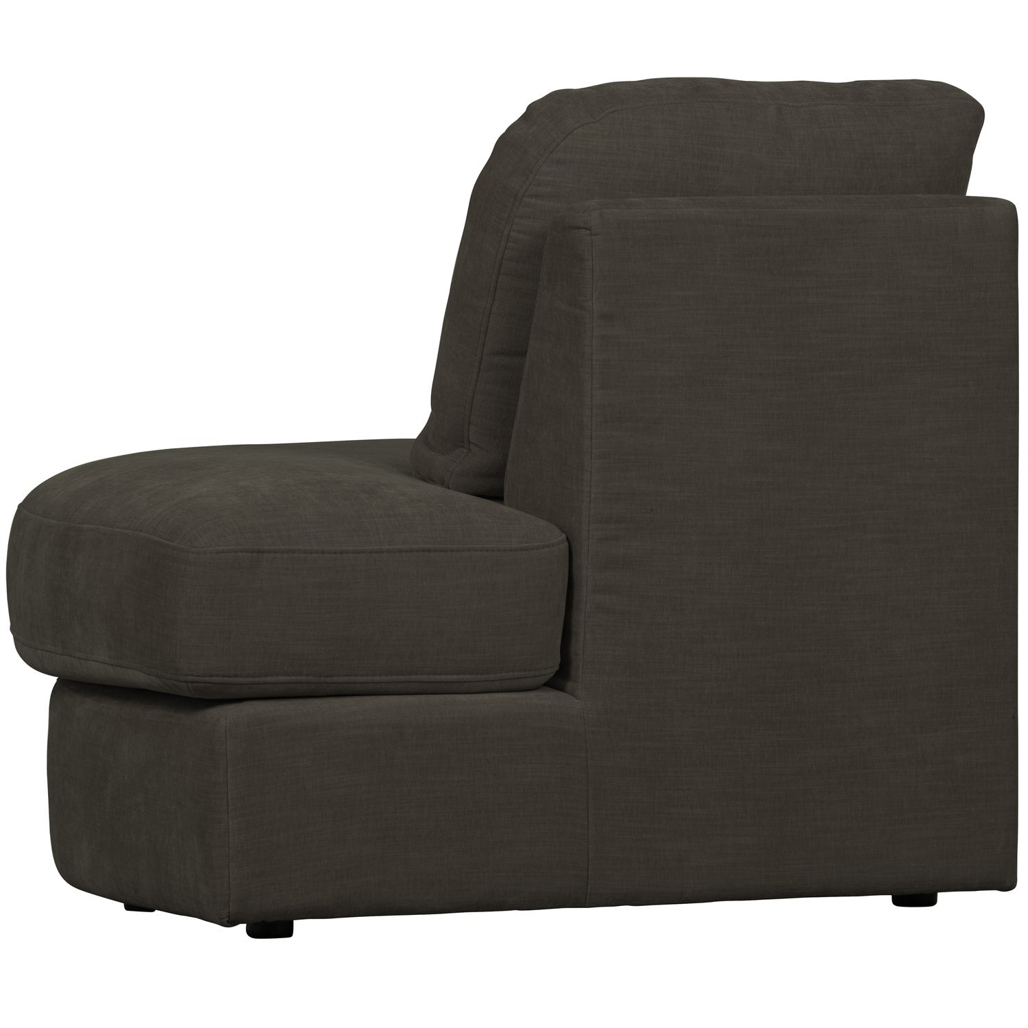 Sofa FAMILY - open right-side module in anthracite