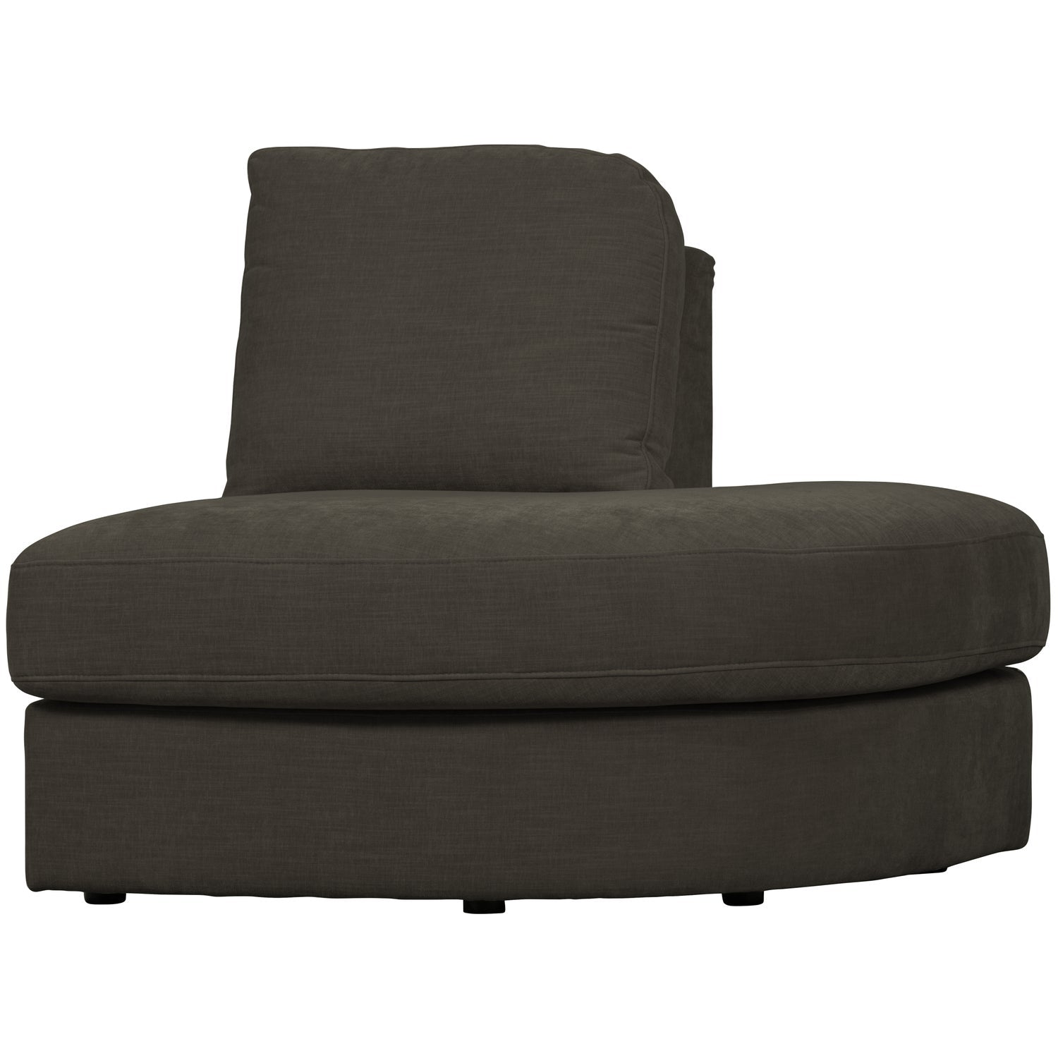 Sofa FAMILY - open right-side module in anthracite