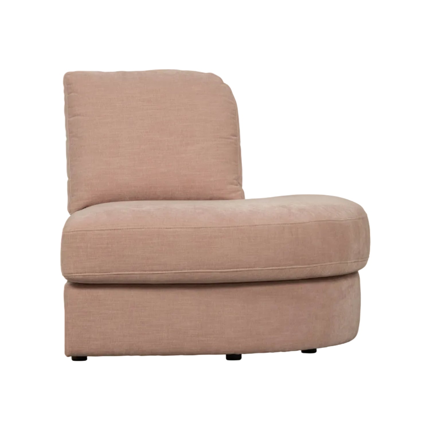 Sofa FAMILY - open right-side module pink