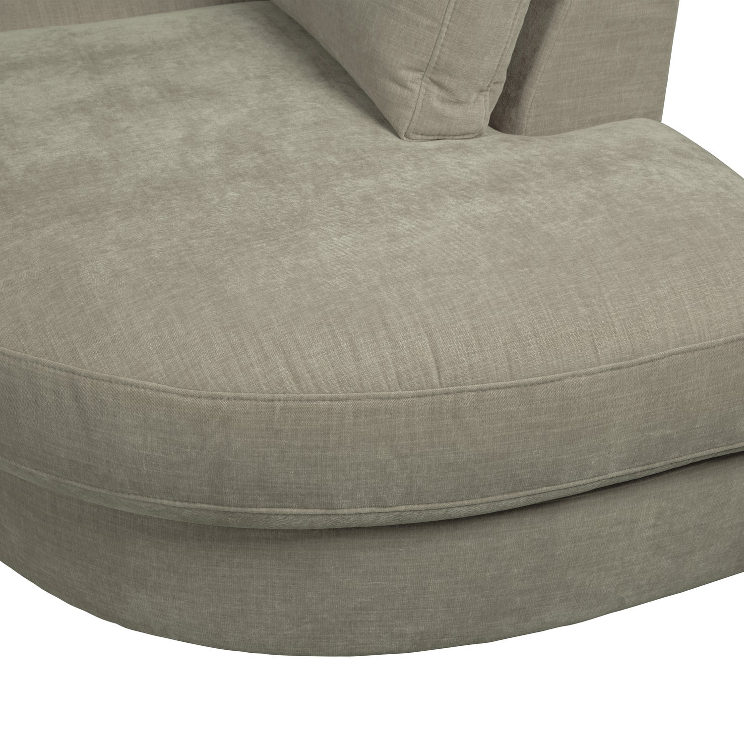 Sofa FAMILY - open module rechts warm grijs