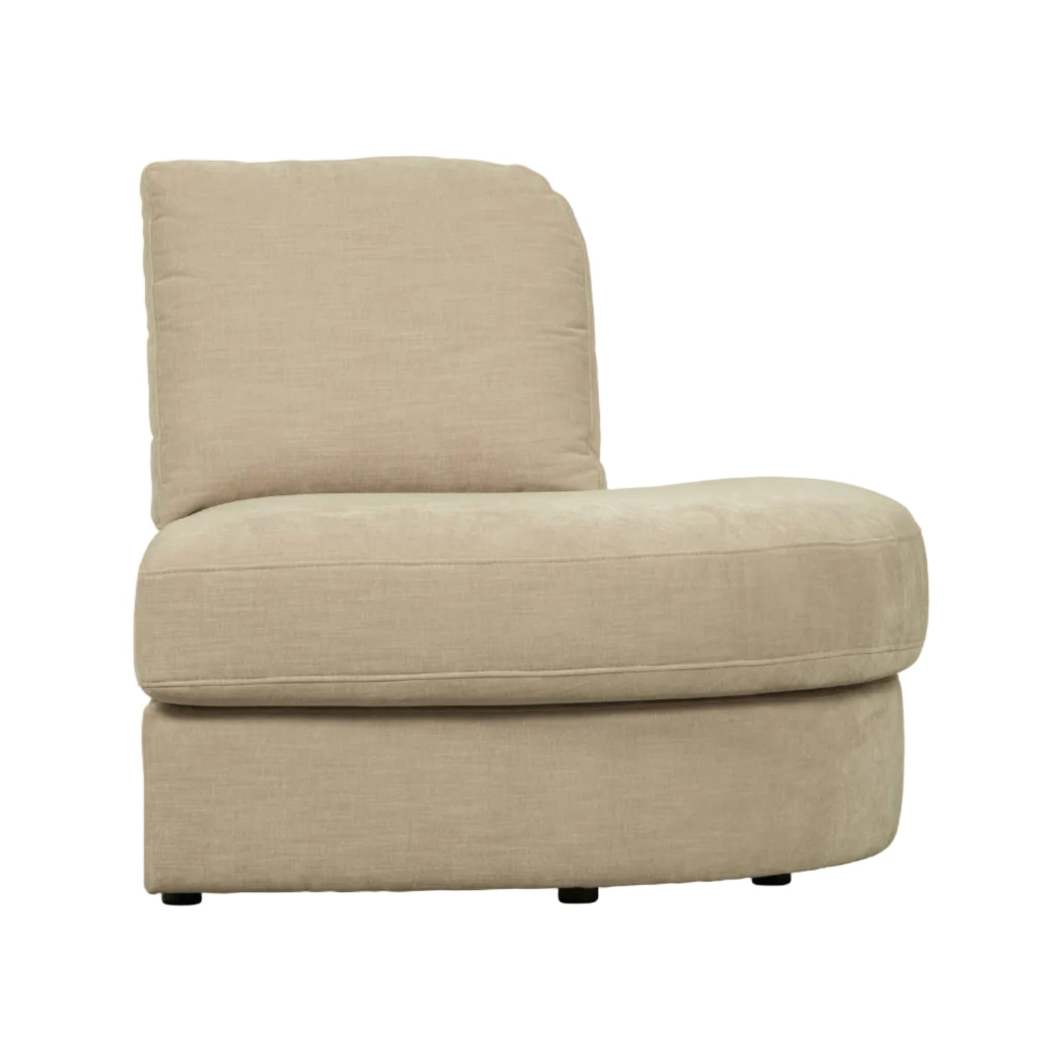 Sofa FAMILY - moduł otwarty prawostronny piaskowy – Woood