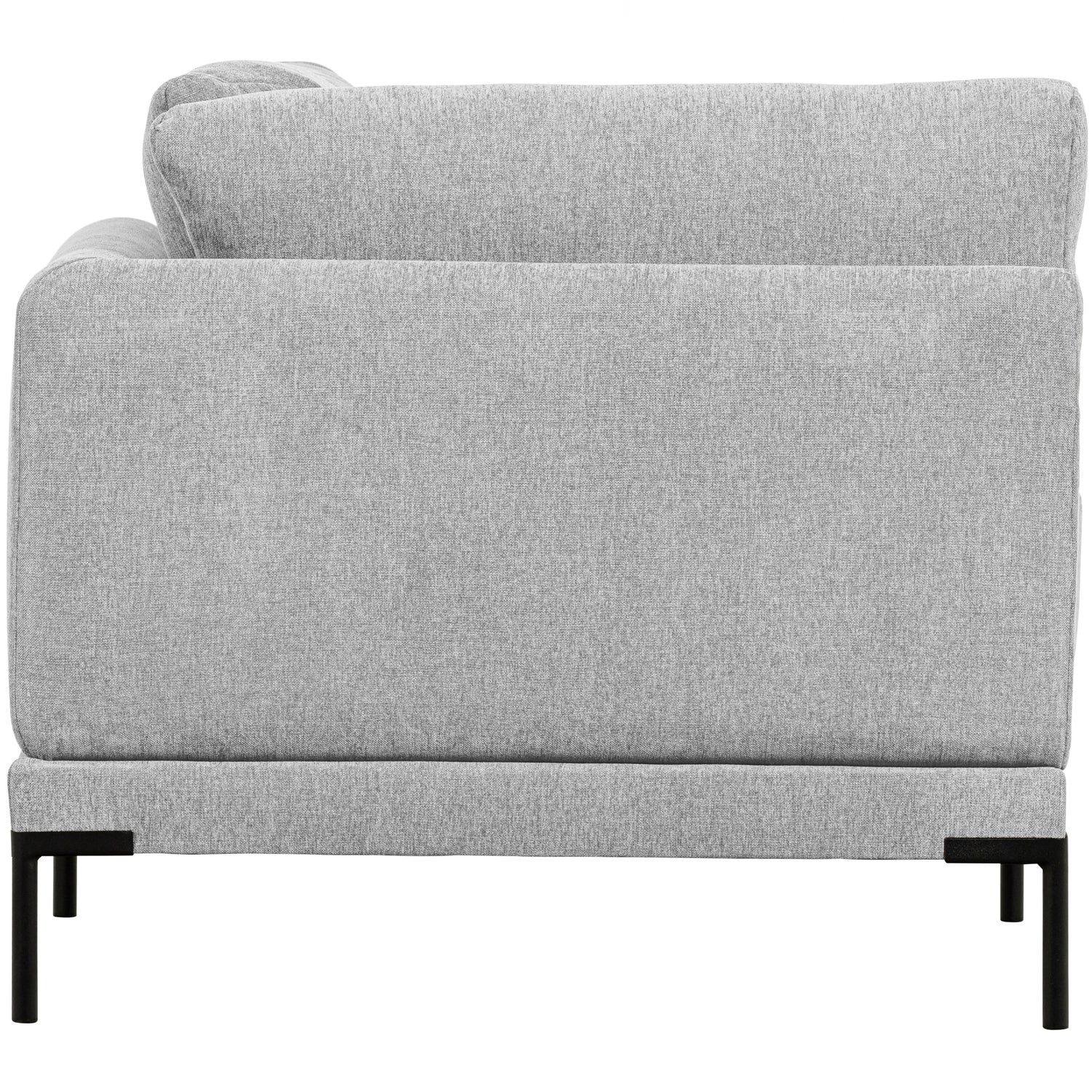 Sofa COUPLE - moduł narożny jasnoszary – Woood