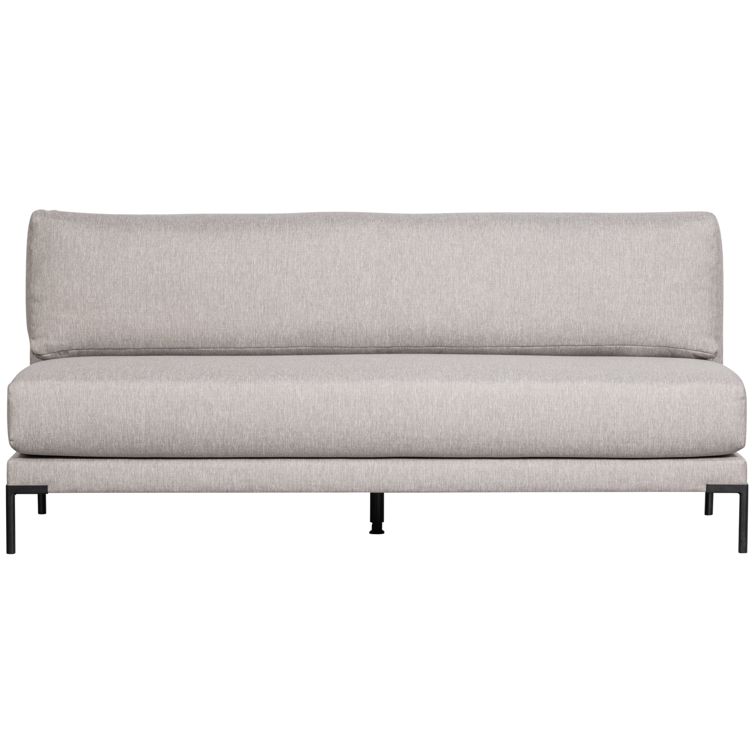 Sofa COUPLE ESSBANK - mittleres Modul hellgrau