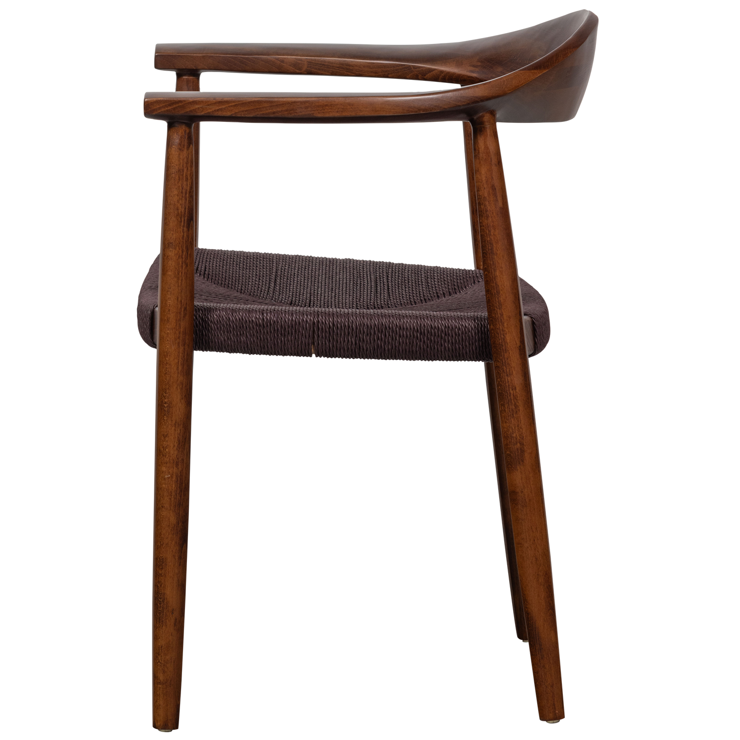Stuhl EMBRACE aus Buchenholz mit geflochtenem Sitz