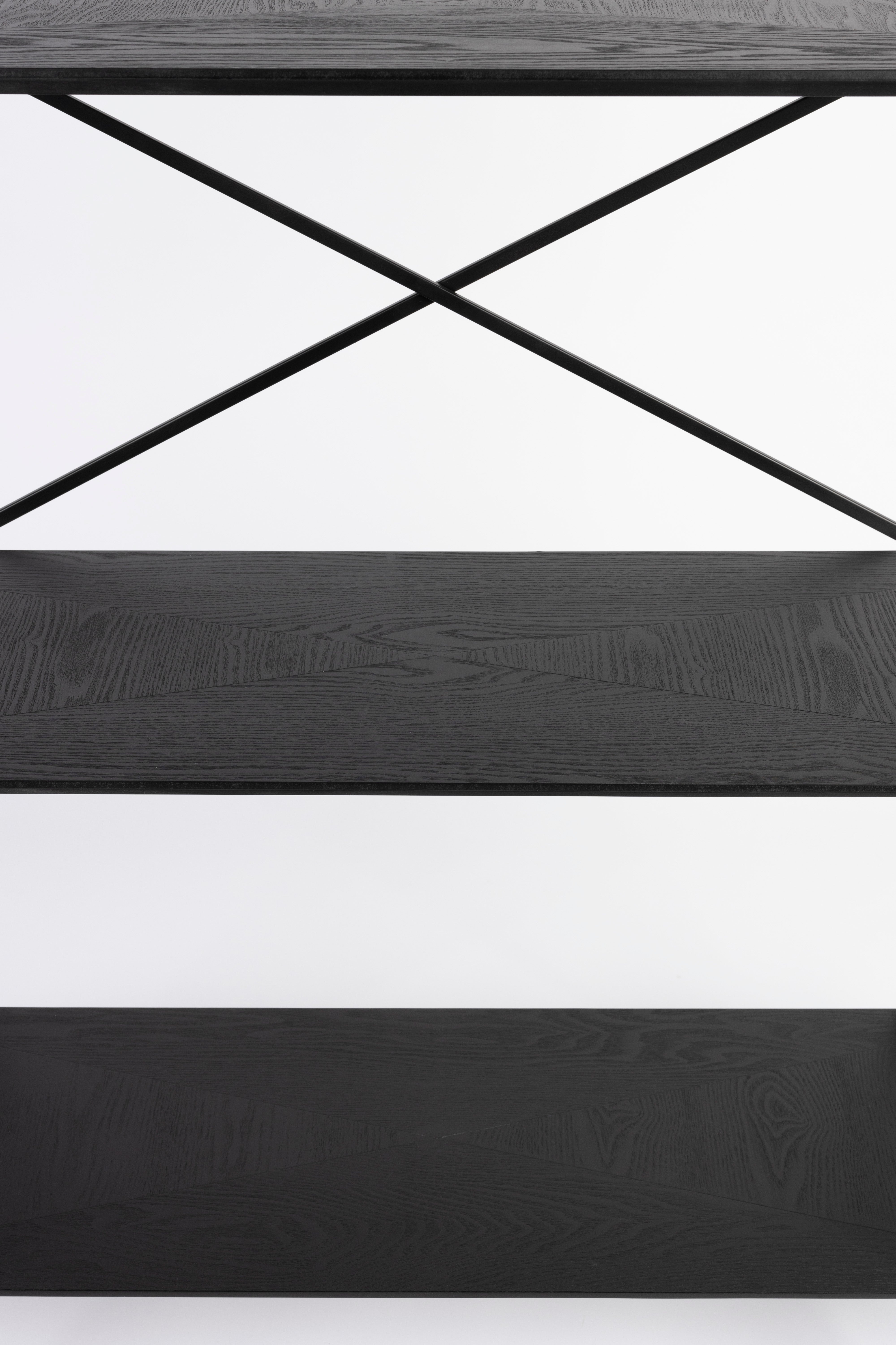 Shelf Cabinet Marcio Black White Label Living Eye on Design