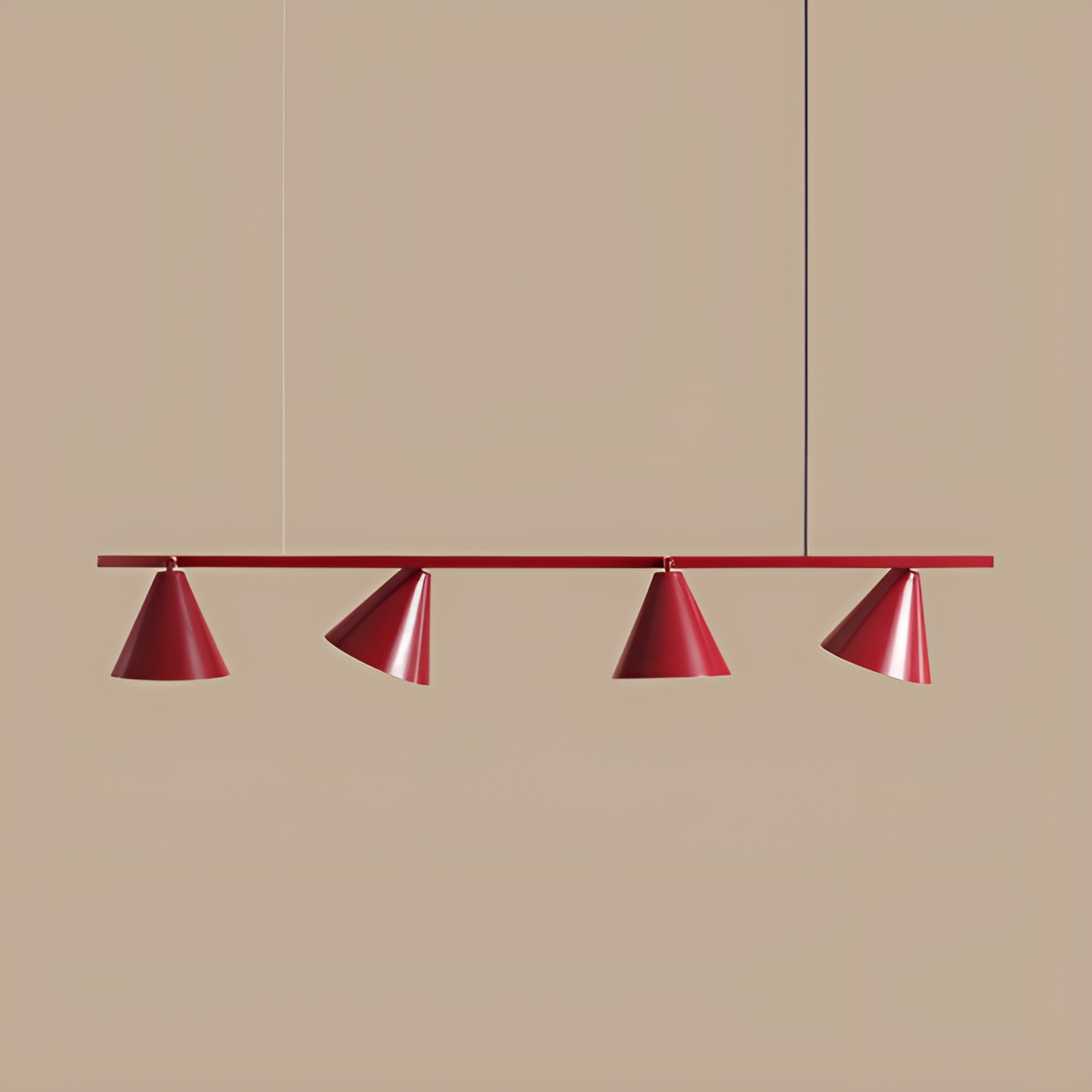 Hanglamp FORM QUATRO bordeaux