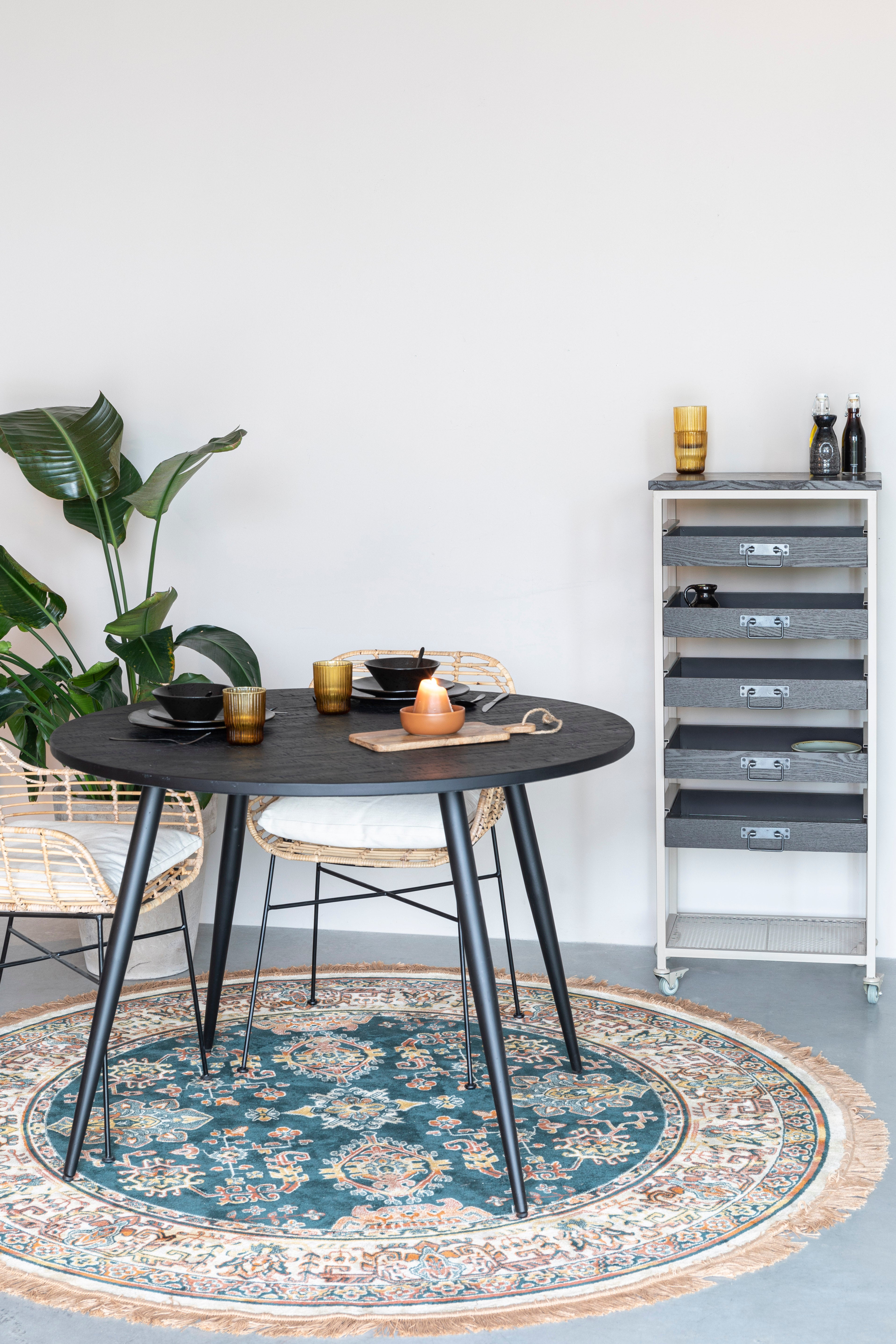 Loftrek met wielen BOTAN grijsbeige