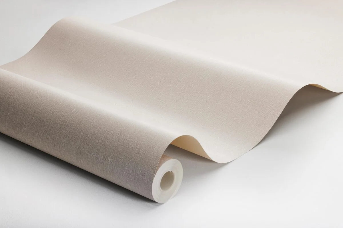 Strukturierte Tapete, die Leinen imitiert - SOFT BLUSH hellrosa