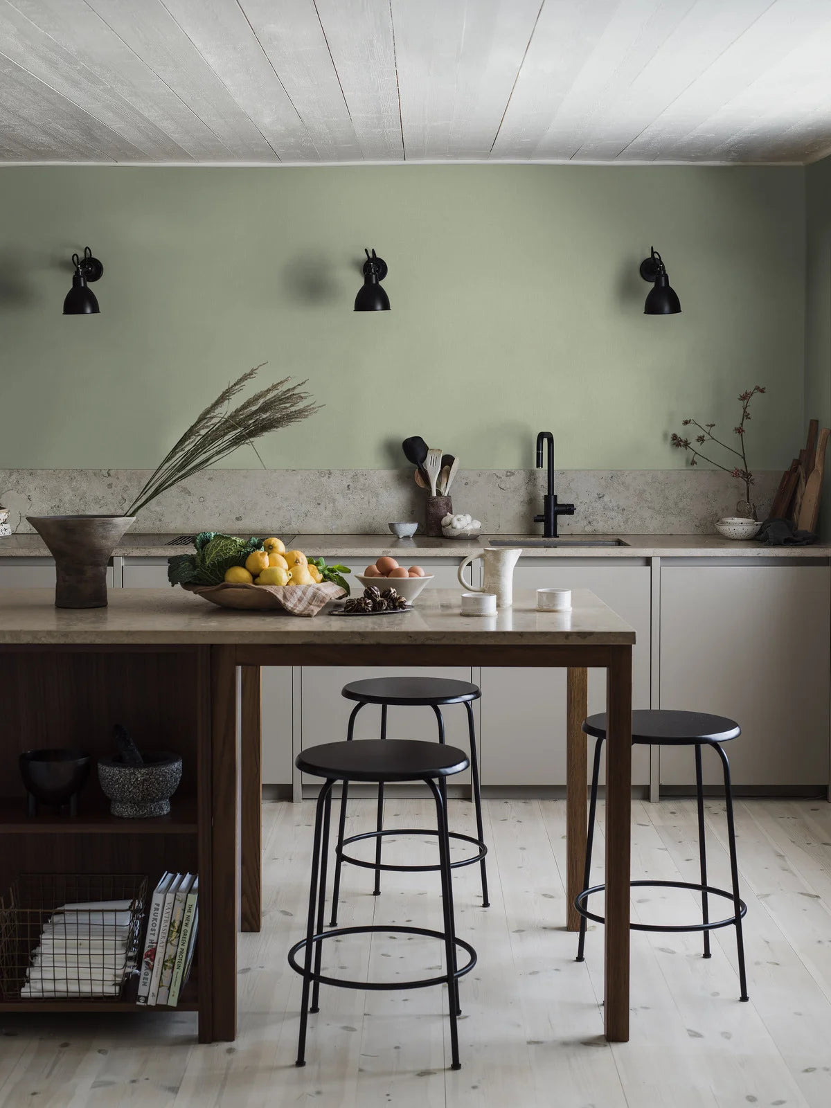 Structuurbehang dat linnen imiteert LINNEN - FLOURISHING GREEN lichtgroen