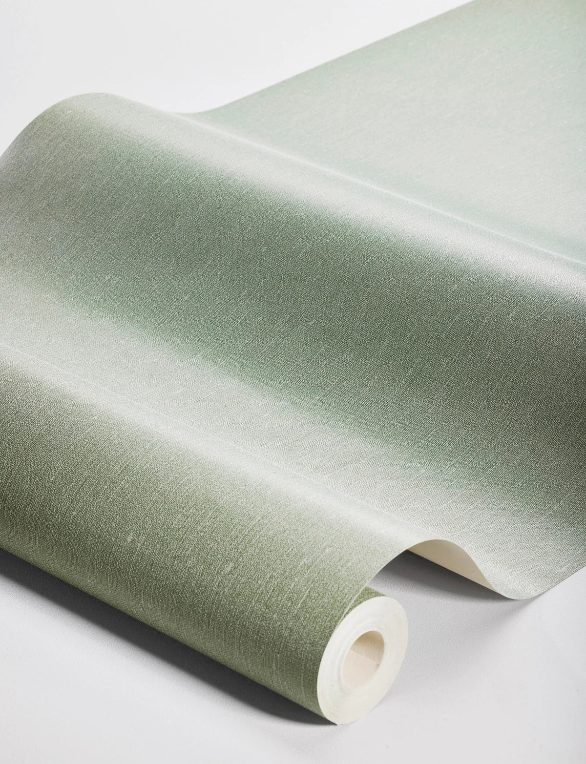 Strukturierte Tapete, die Leinen imitiert - FOREST dunkelgrün