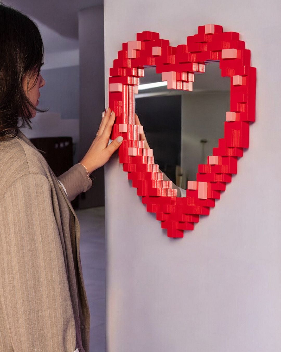 Lustro PIXEL - HART rood