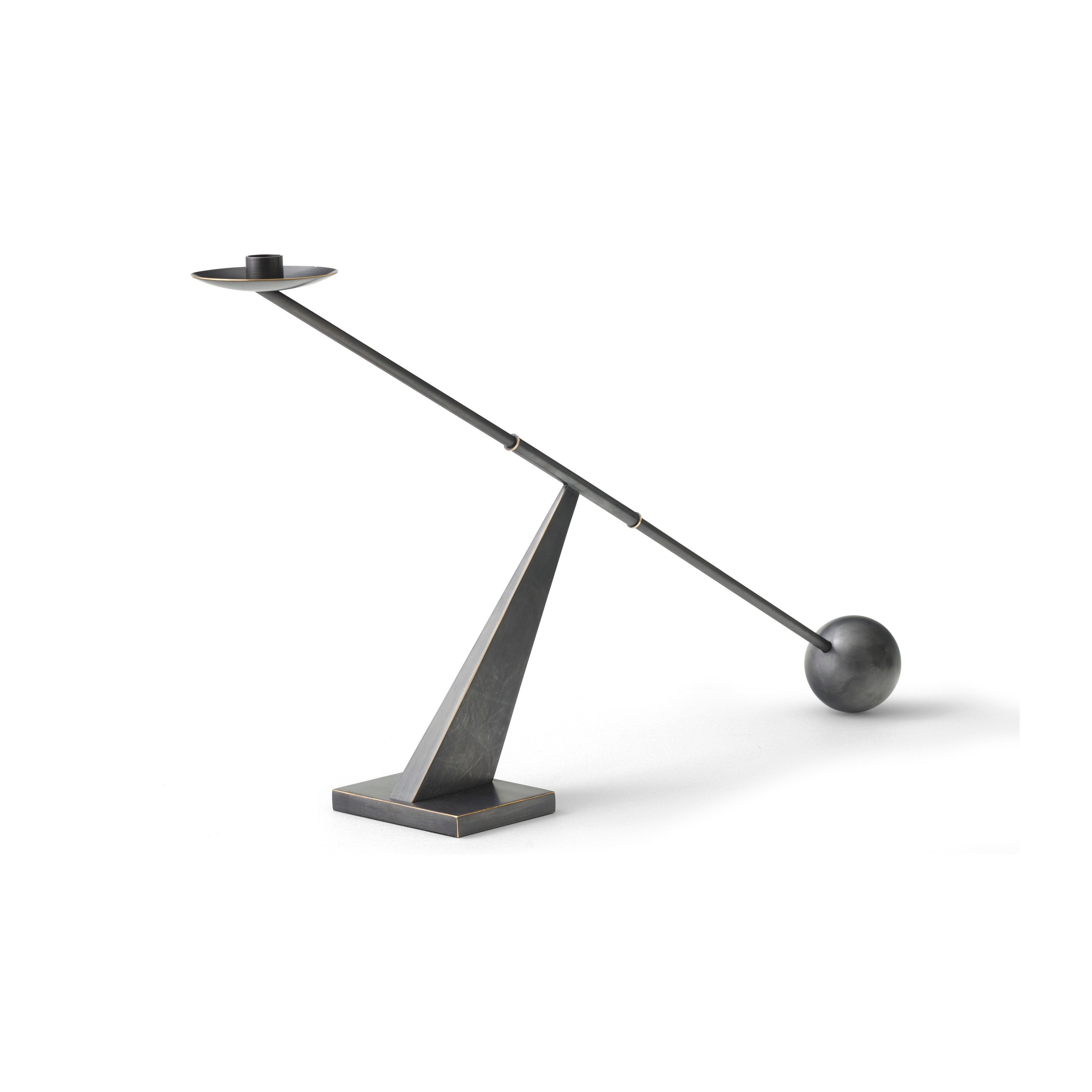 Kandelaar INTERCONNECT gebronzeerd messing