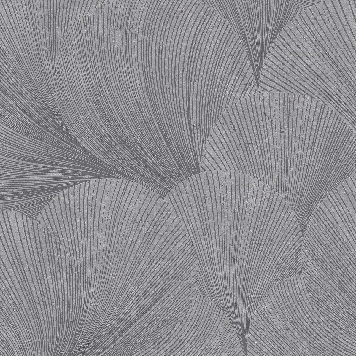 Non-woven paper wallpaper with abstract pattern MIRAGE gray
