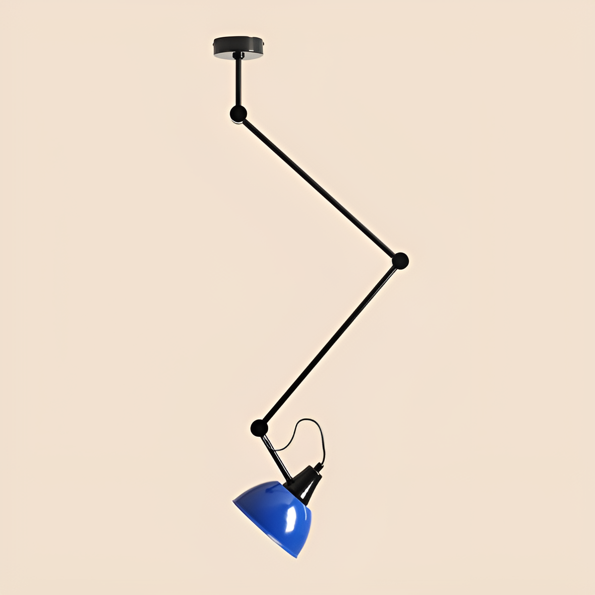 Verstelbare plafondlamp AIDA blauw